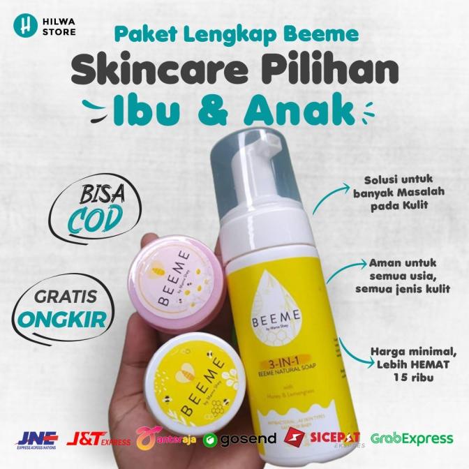 Jual LIP COLOR LIP CARE PAKET LENGKAP BEEME NOURISHING BALM + SUNSCREEN ...