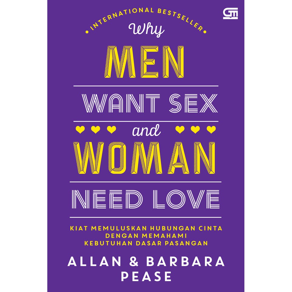 Jual Why Men Want Sex & Women Need Love | Shopee Indonesia