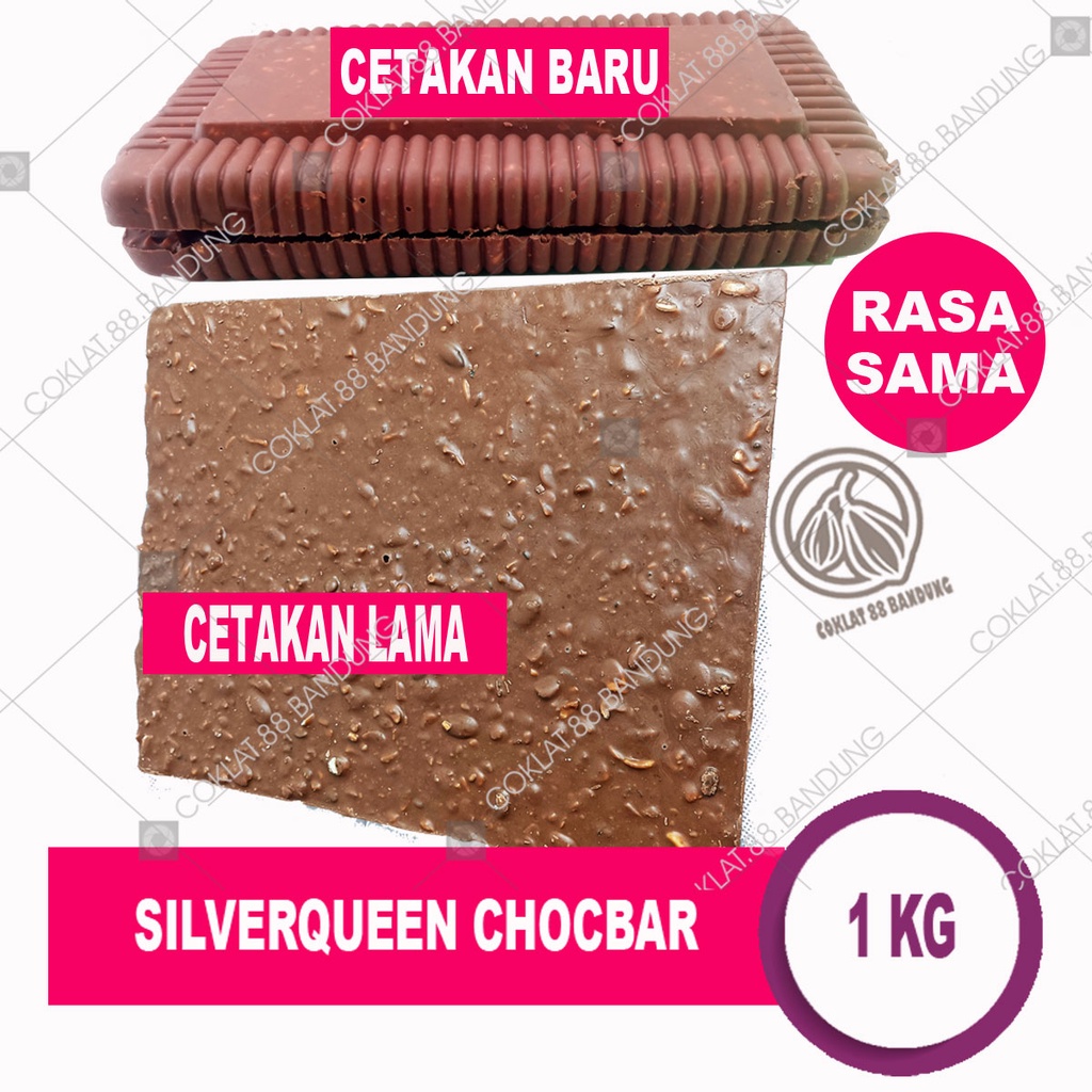 Jual COKLAT SILVERQUEEN 1KG/KILO GRAM, BLOK SQ CHOCBAR 1KG, COKELAT