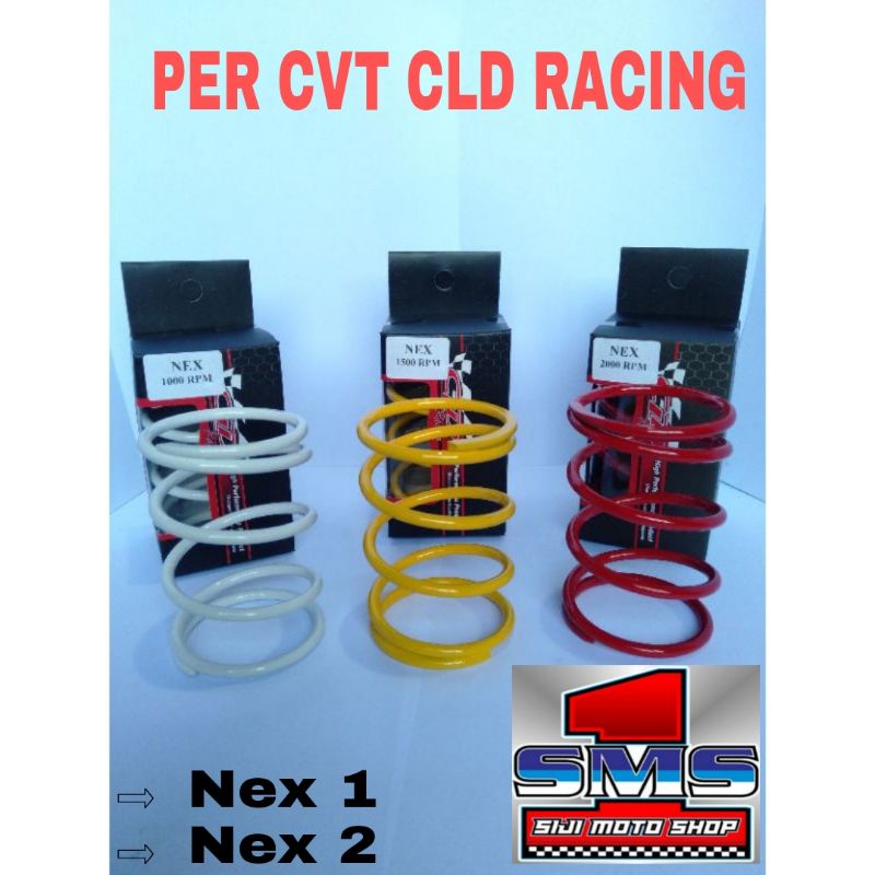Jual Per cvt CLD Racing NEX 1000-1500-2000 RPM | Shopee Indonesia
