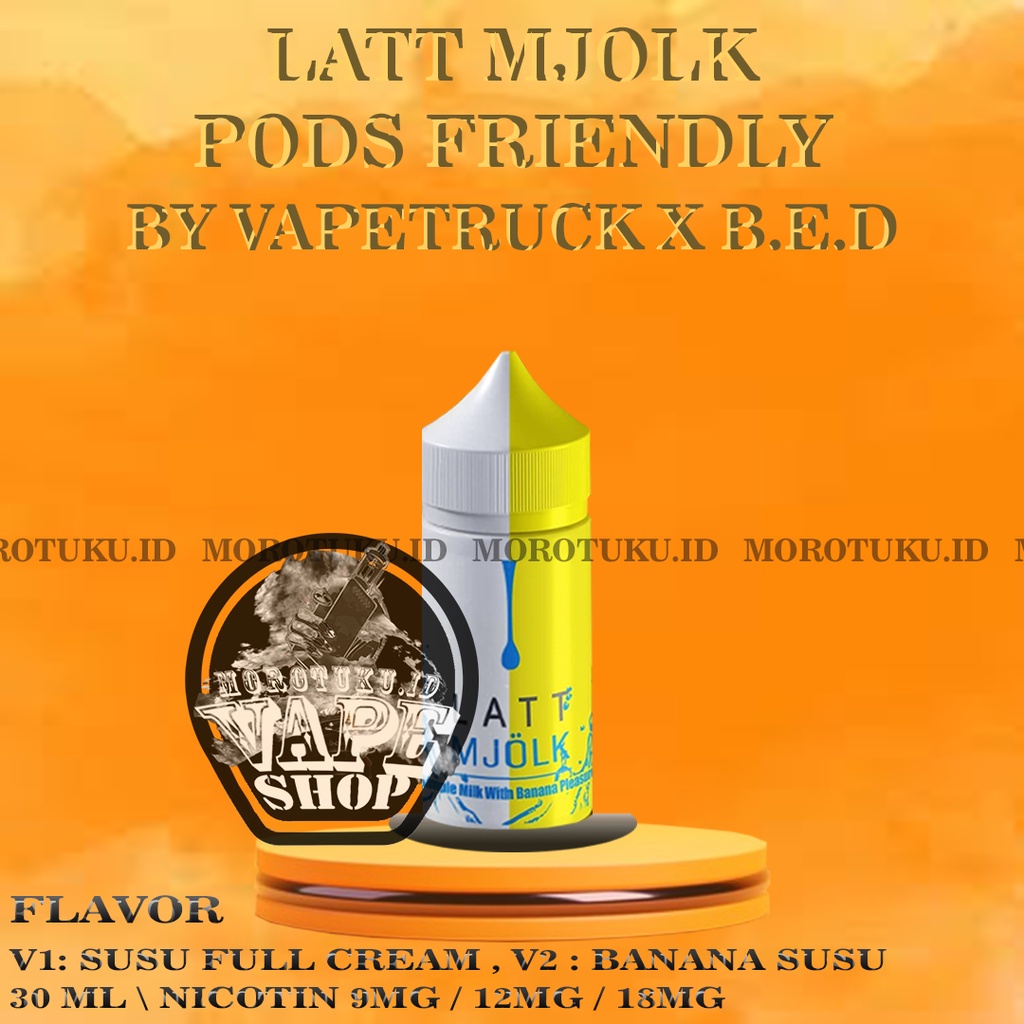 Jual Latt Mjolk Pods Friendly V Susu Full Cream V Susu Banana Liquids Salt Ml Mg Mg Mg