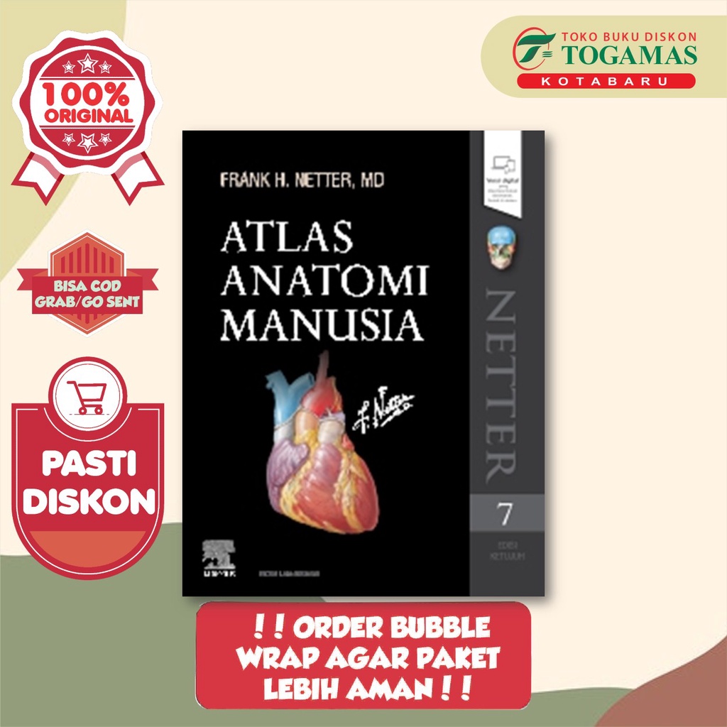 Jual ELS - ATLAS ANATOMI MANUSIA EDISI 07 - FRANK NETTER | Shopee Indonesia