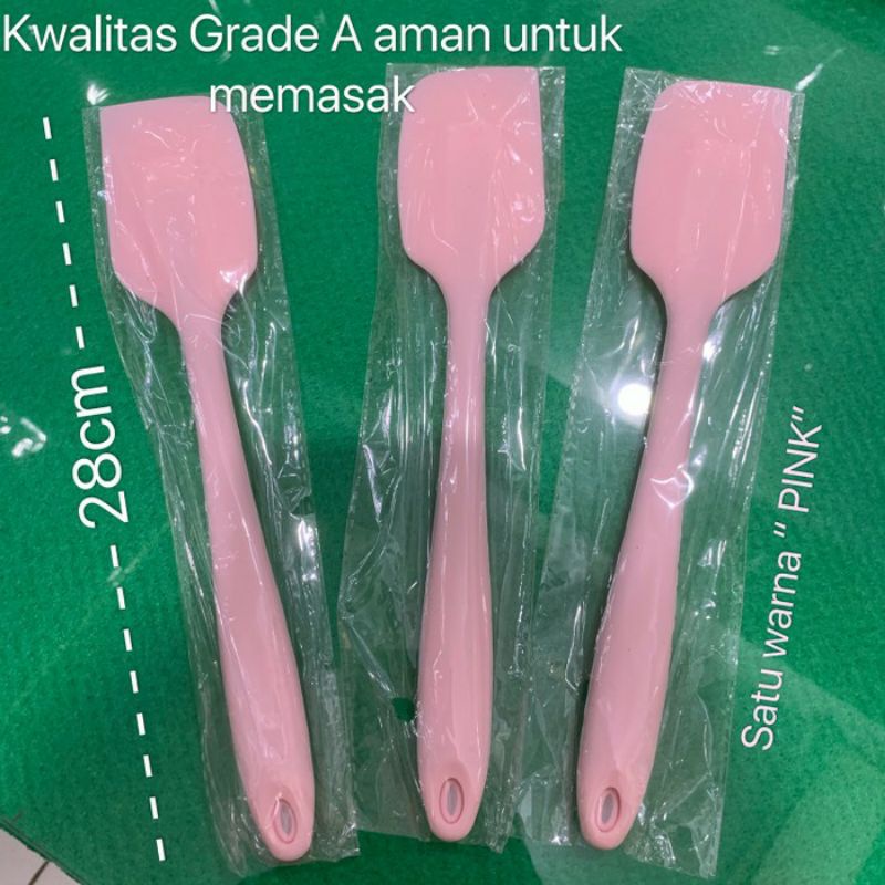 Jual Spatula Silikon GRADE Tahan Panas Aman Untuk Memasak (SPATULA