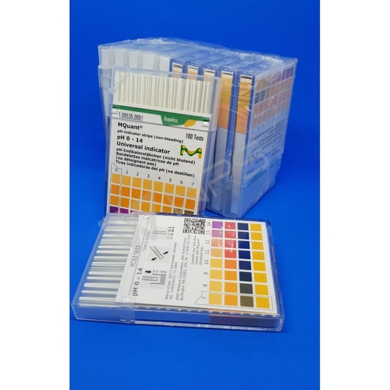 Jual Kertas pH Paper/ PH Universal 0 14/pH indicator/ MERCK 1.09535.0001 Shopee Indonesia