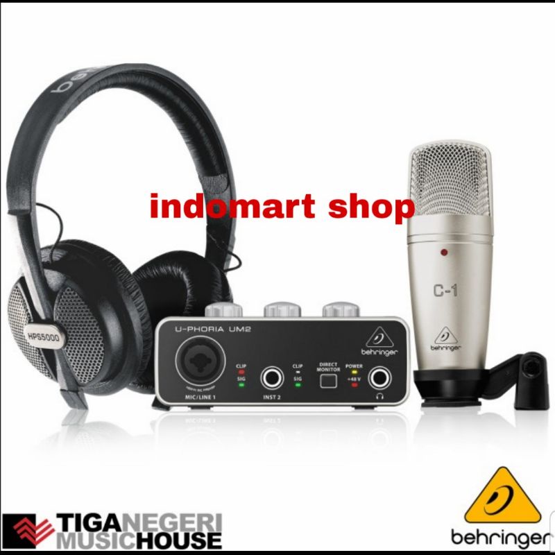 Jual Behringer Home Studio Recording Set UPhoria Studio ( ORIGINAL