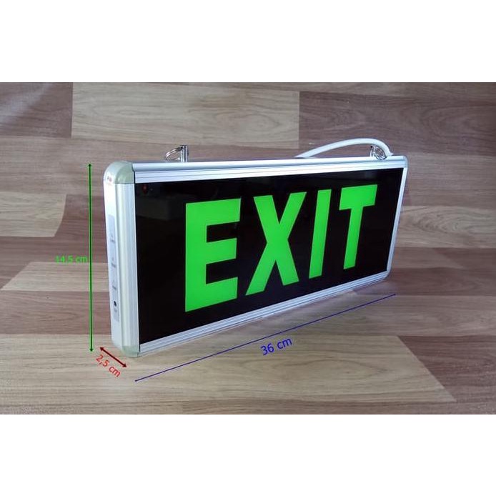 Jual LAMPU EXIT LED KACA 2 SISI / EXIT SIGN LED MIRROR 2 MUKA - M1 ...