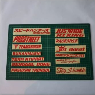 Jual Sticker Cutting Stiker Cutting Motor Kata Kata Yg Lagi Hit Shopee Indonesia