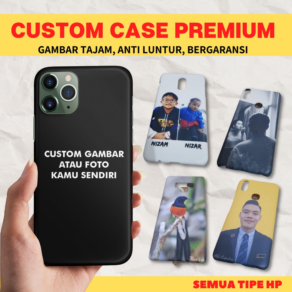 Jual PREMIUM CUSTOM CASE CASING CUSTOM FOTO GAMBAR SENDIRI | Shopee ...