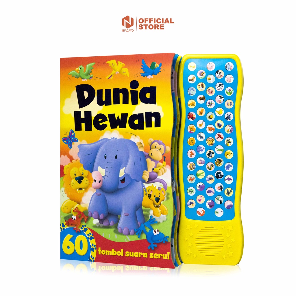 Jual Sound Book Buku Anak Dunia Hewan 60 Tombol Suara Seru Hewan