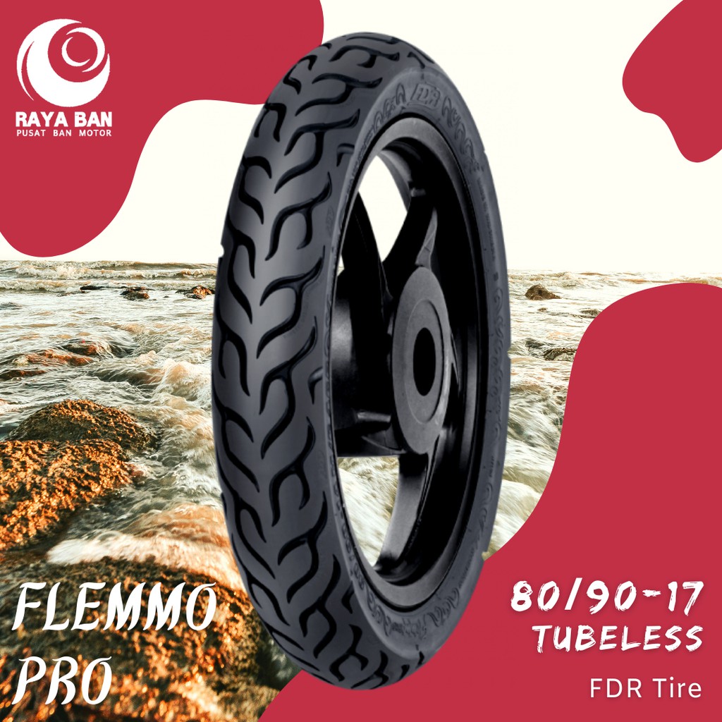 Jual Ban Motor FDR Flemmo Pro 80/90-17 TL | Shopee Indonesia