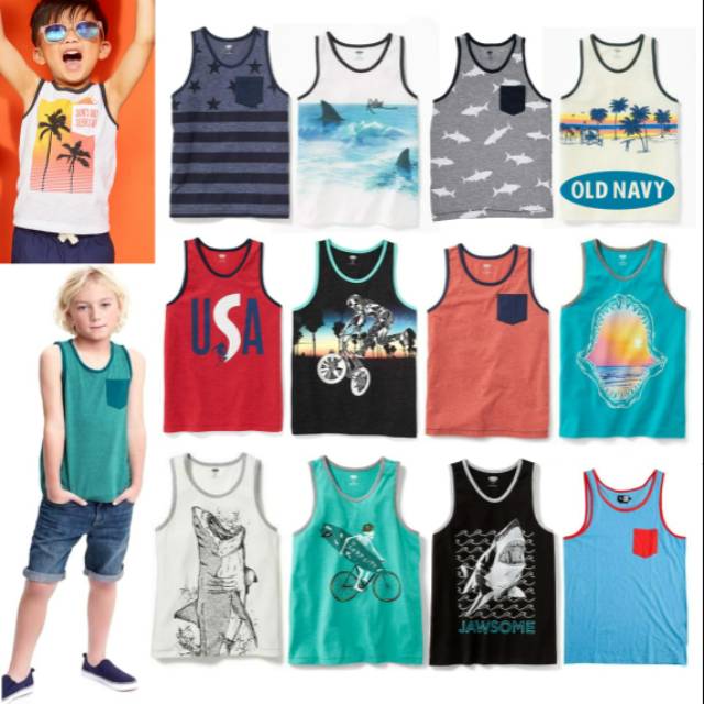 Old navy clearance boys tank tops