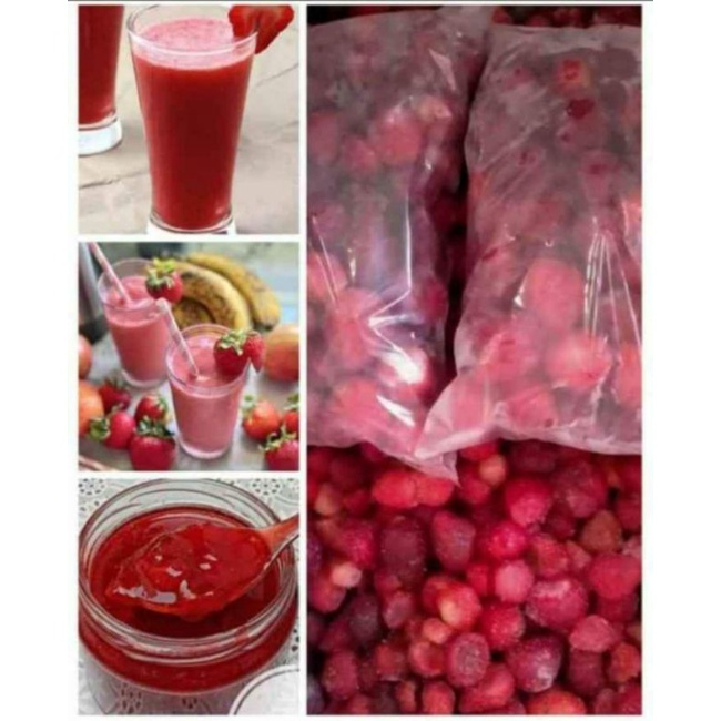 Jual Buah Strawberry Frozen 1 Kg | Shopee Indonesia