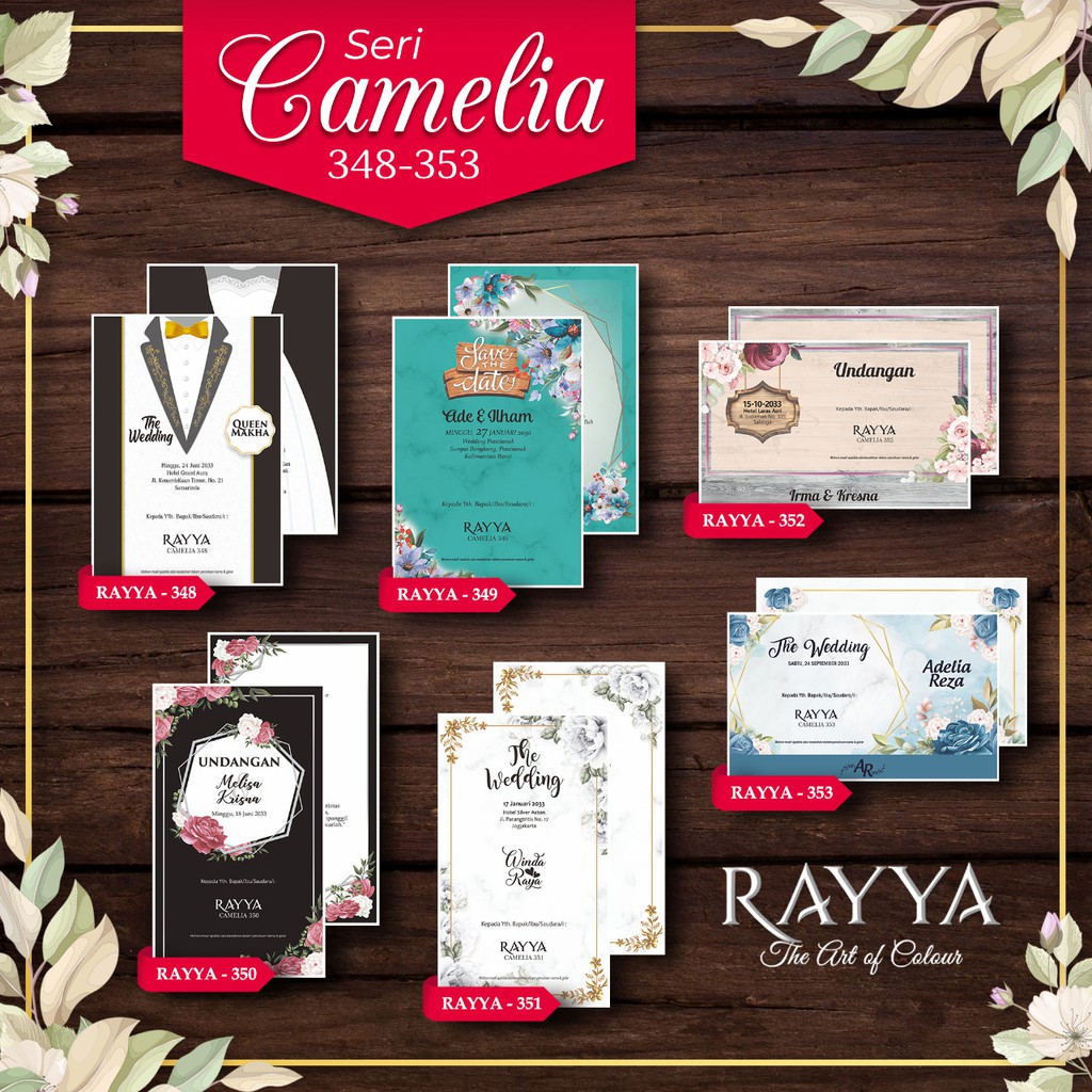 Jual UNDANGAN PERNIKAHAN RAYYA | Shopee Indonesia