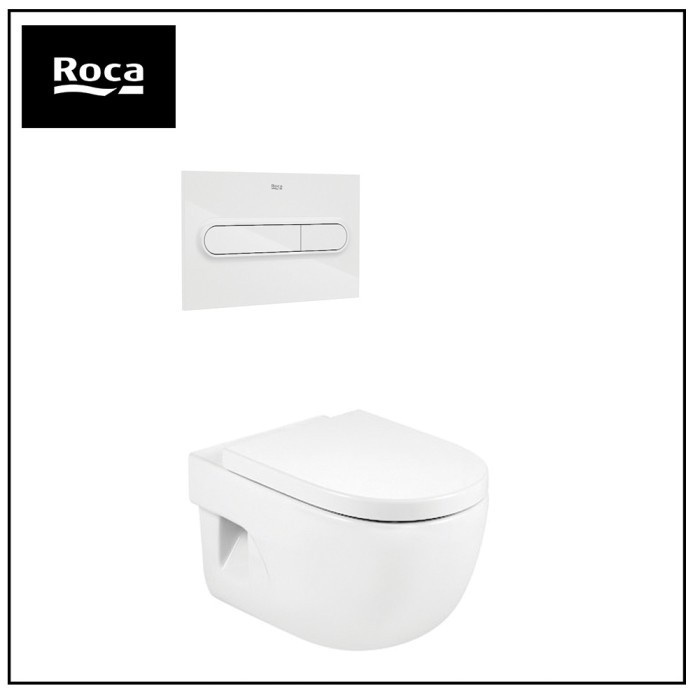 Jual Kloset Gantung Closet Wall Hung ROCA Meridian A3462M00D | Shopee ...