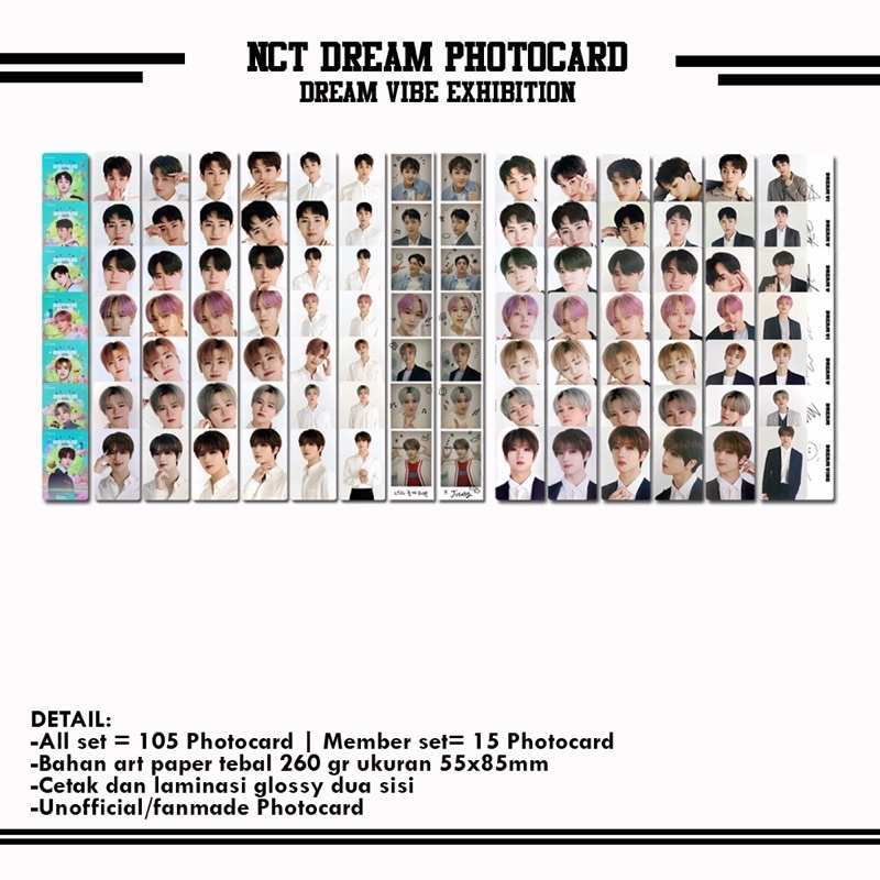 Jual NCT DREAM DREAM VIBE EXHIBITION MD PHOTOCARD | Shopee Indonesia