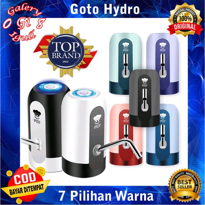 Jual Pompa Galon Elektrik Pompa Air Goto Hydro Led Automatik Mini Recharge Dispenser Air Minum 0165