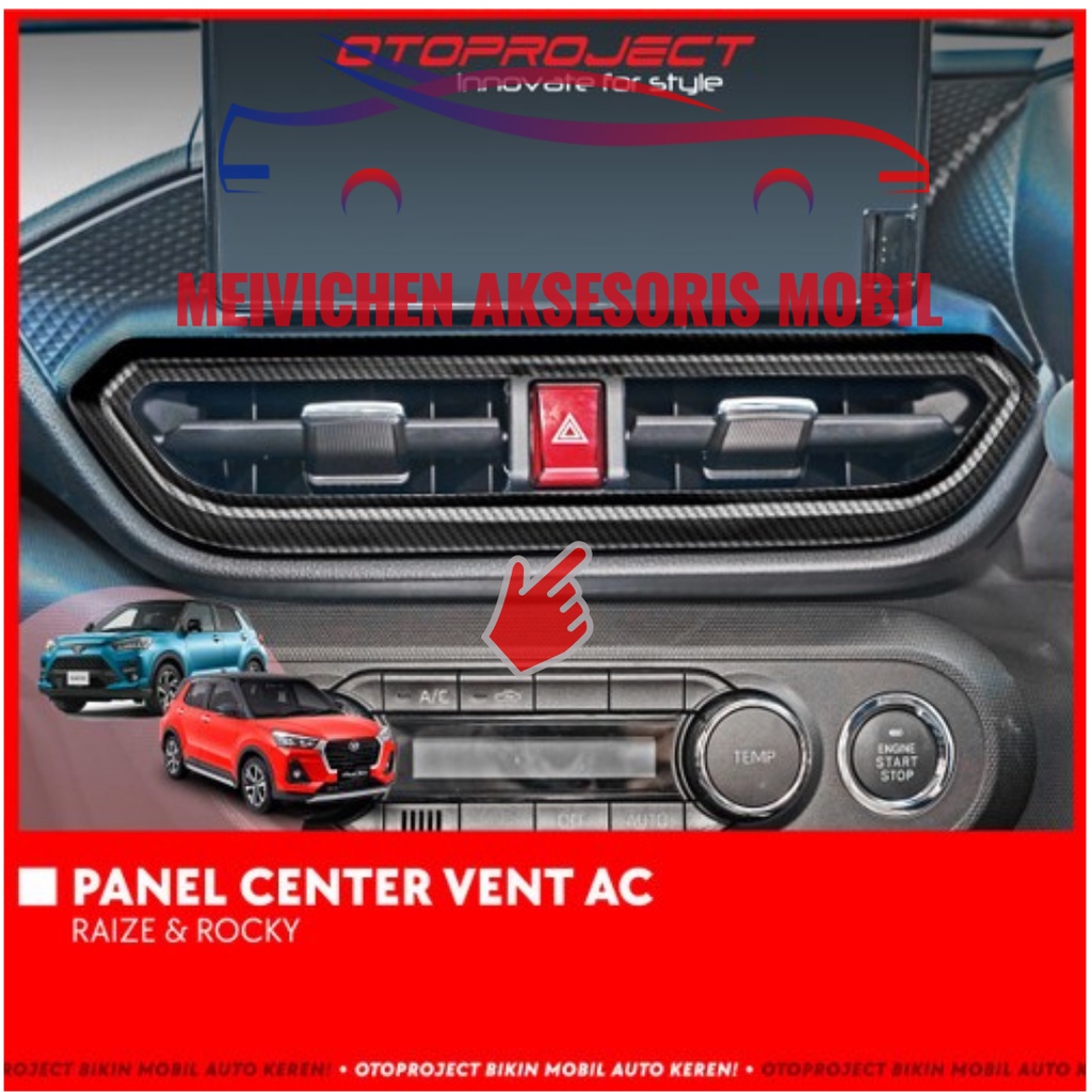 Jual Panel Center Vent AC Raize Rocky Cover Bagian Tengah Otoproject ...