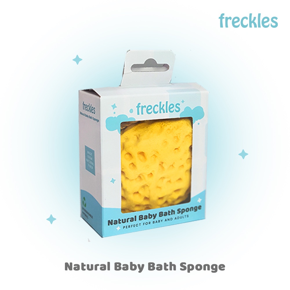 Jual Freckles Natural Baby Bath Sponge Spons Mandi Bayi Anak dan Dewasa