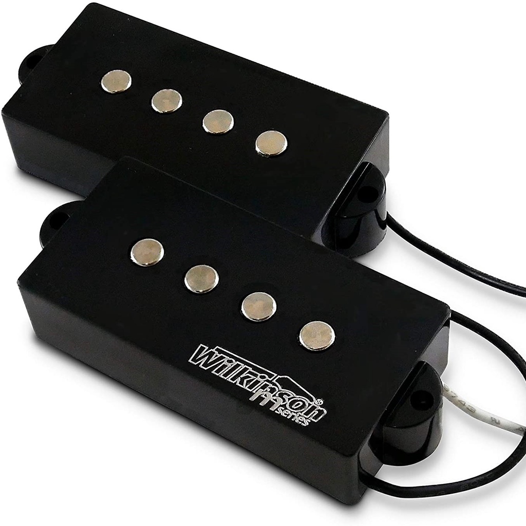 Wilkinson WOPB Vari Gauss Precision Bass Tonabnehmer-Set – Keramik-Magnet, Für 4-saitige P-Bässe
