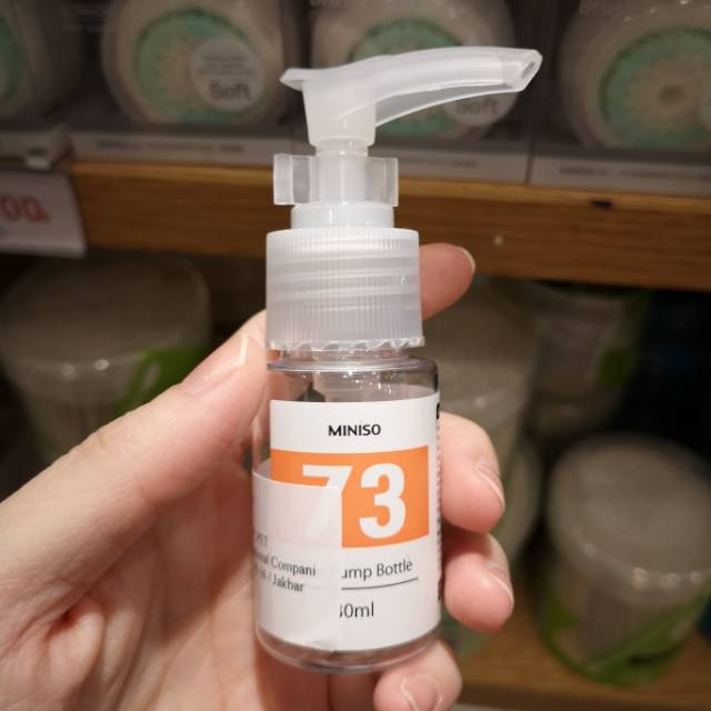 Jual Clear pump bottle miniso | Shopee Indonesia