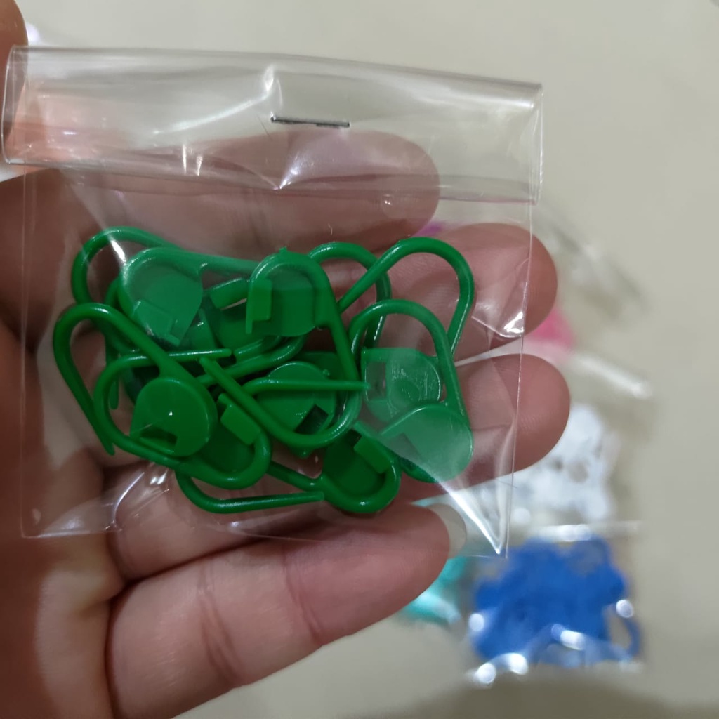 Jual Peniti Plastik Penanda Tusukan Rajutan Peniti Hijab Peniti Plastik ...