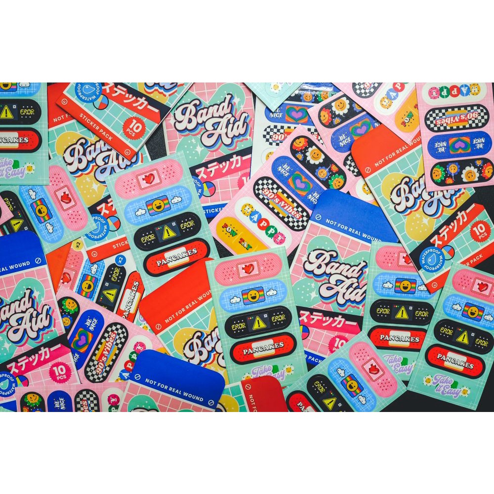 Jual MAD CLUB Band Aid Sticker Pack/ Stiker Die Cut | Shopee Indonesia