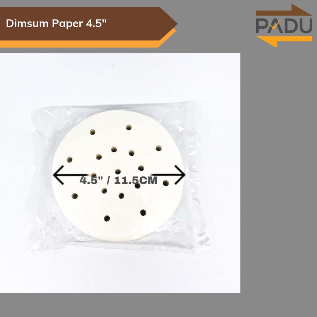 Jual [500 Pcs] Dimsum Paper 4.5