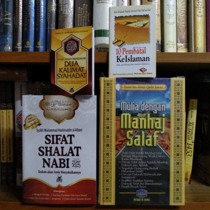 Jual Paket 4 Buku Mulia Dengan Manhaj Salaf Sifat Shalat Nabi 2 Buku ...