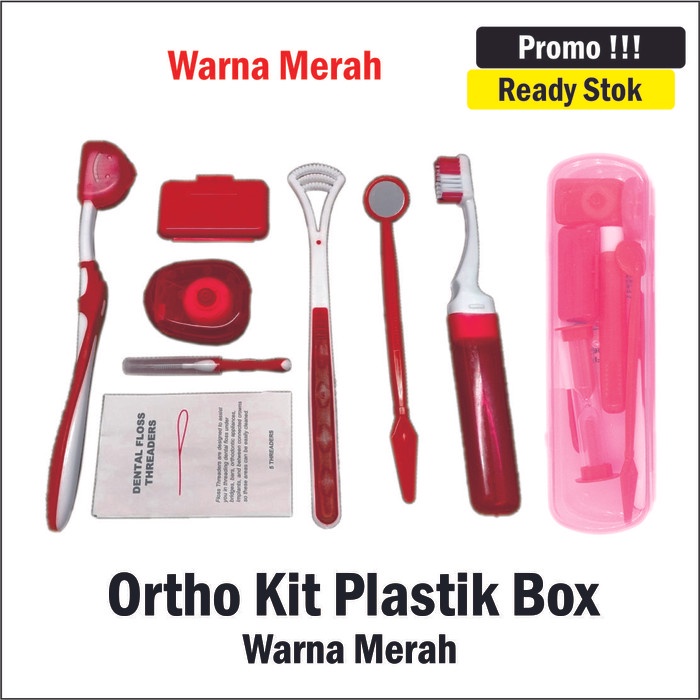 Jual Orthodontic Kit Dental Ortho Kit Box Merah Shopee Indonesia