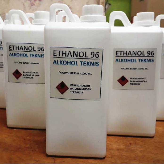 Jual Etanol / Alkohol 96 / Alcohol 96 1 Liter Shopee Indonesia