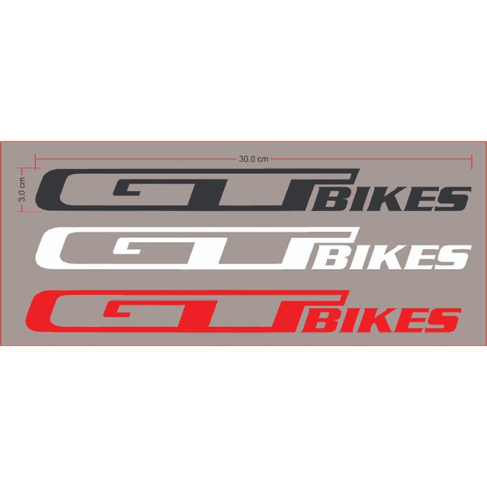 Jual Stiker Sepeda Gt Bike Cutting Sticker Sepeda Shopee Indonesia