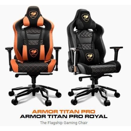 KURSI GAMING COUGAR ARMOR TITAN PRO GAMING CHAIR 4D Armrest - ARMOR TITAN  PRO ROYAL