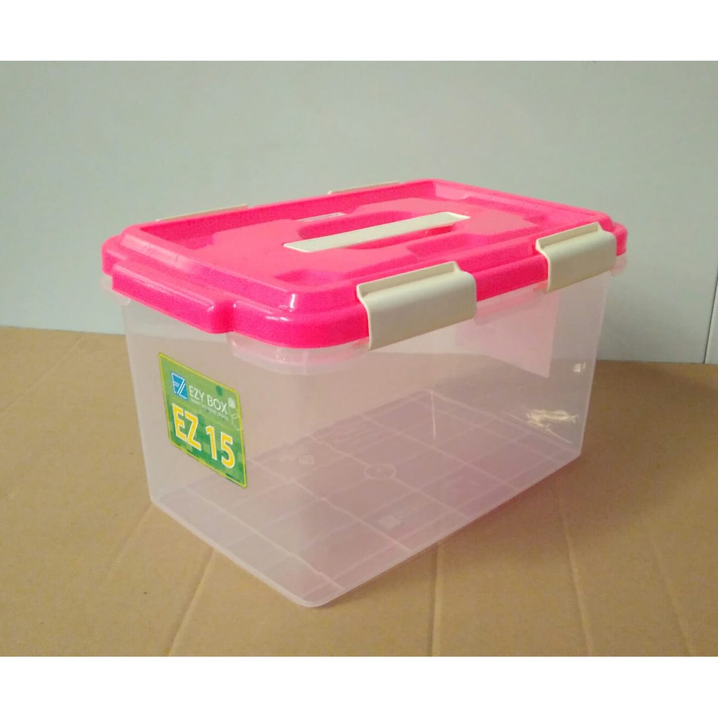 Jual CONTAINER BOX 15 LITER/KOTAK PENYIMPANAN SERBAGUNA EZY BOX CB15L ...
