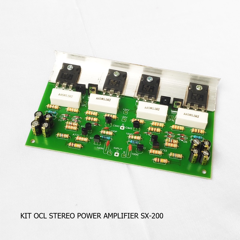 Jual KIT POWER AMPLIFIER OCL STEREO SX-200 | Shopee Indonesia