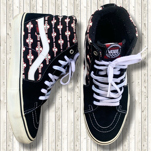 Vans X Independent Trucks Sk8 Hi Pro in Black Limited Edt size 43 Original