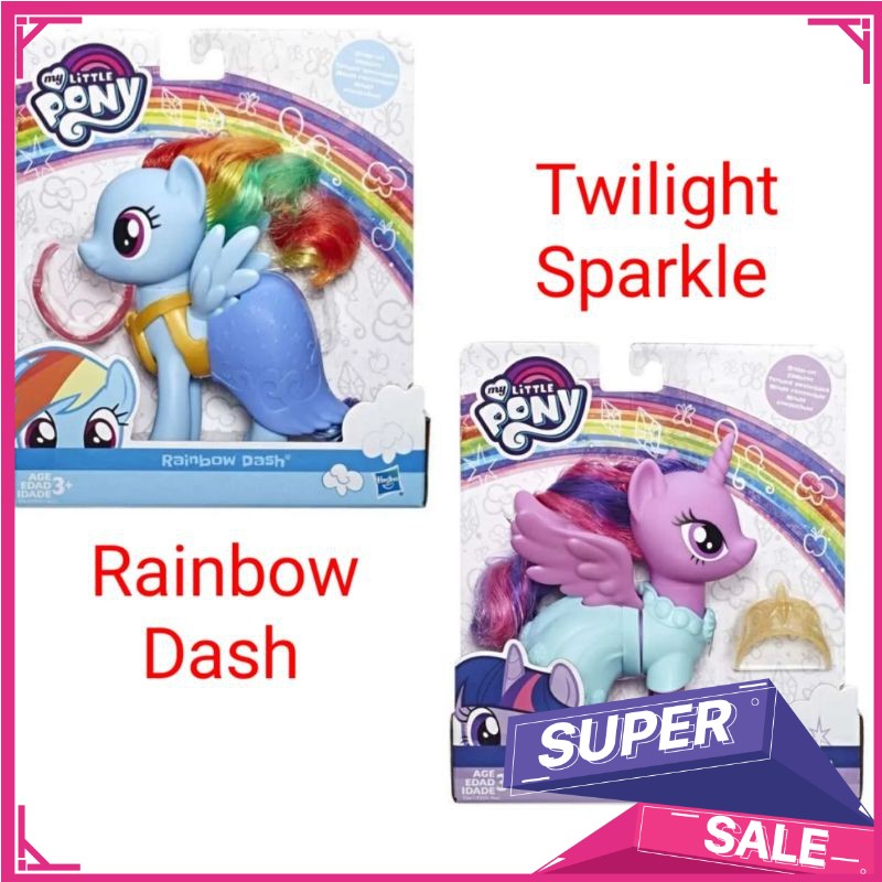 My Little Pony Pinkie Pie – Statuetta 15 Cm Con Gonna Rimovibile E Criniera Da Pettinare