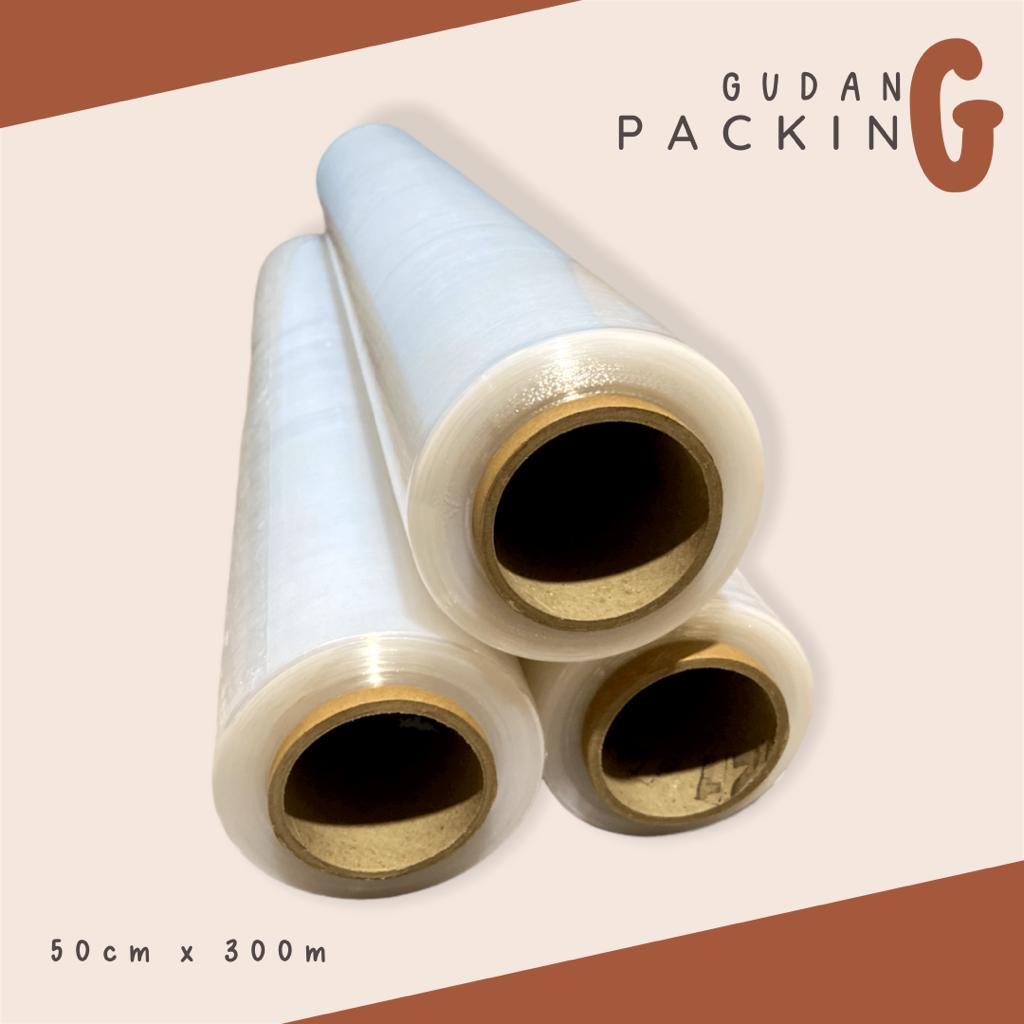 Jual PLASTIK WRAPPING 50cm x 300m Stretch Film| Plastik Wrap | Tahan ...