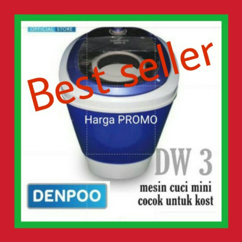 Jual Mesin Cuci Portable Denpoo Dw Kg Shopee Indonesia