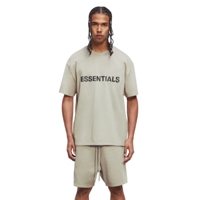 Jual Fear Of God SS20 Essentials Logo T-shirt Moss 100% Original