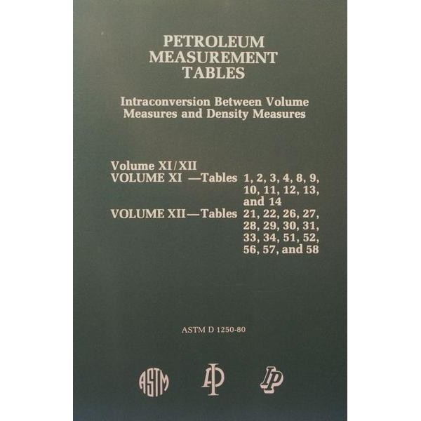 Jual Buku ASTM Petroleum Measurement Tables Volume XI XII | Shopee ...