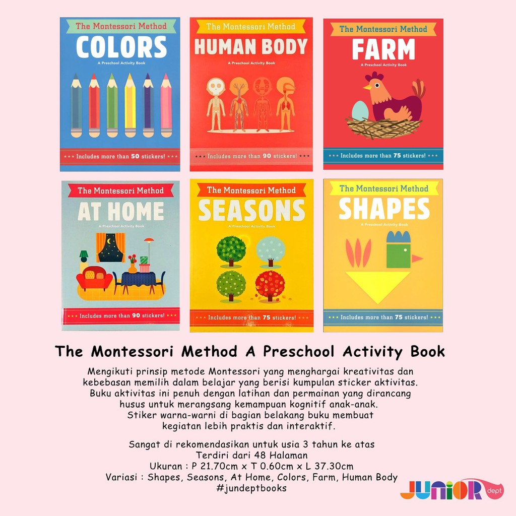 Jual The Montessori Method A Preschool Activity Book | Shopee Indonesia