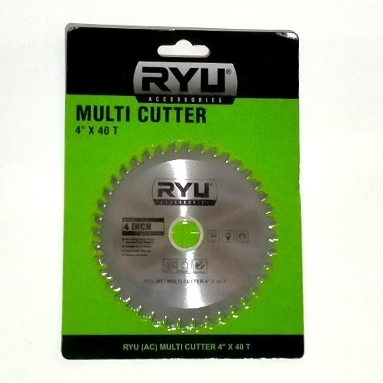 Jual RYU MULTI CUTTER 4 X 40T / MATA PISAU GERGAJI KAYU GERINDA 4 INCH ...