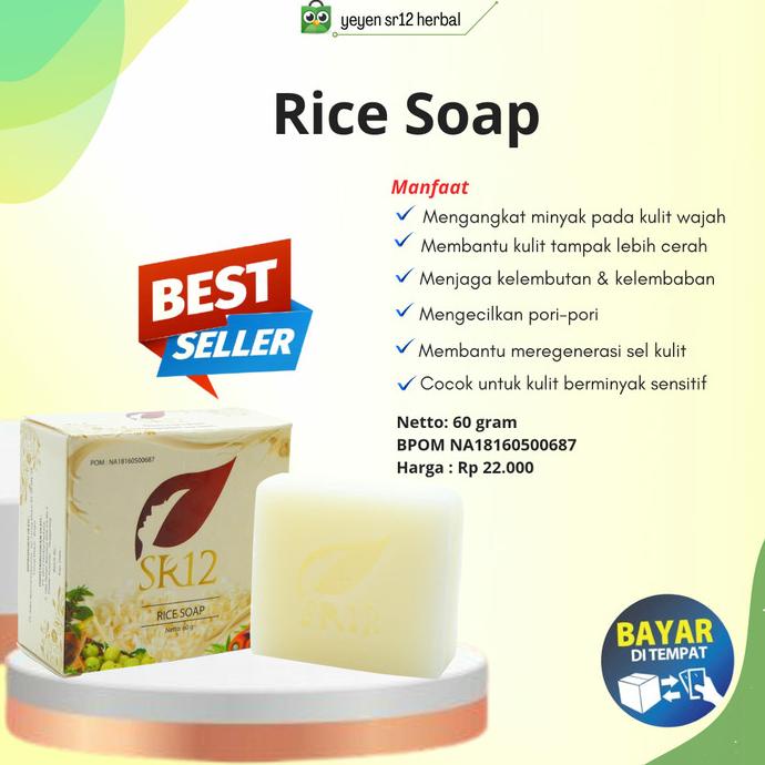 Jual rice herbal soap Shopee Indonesia