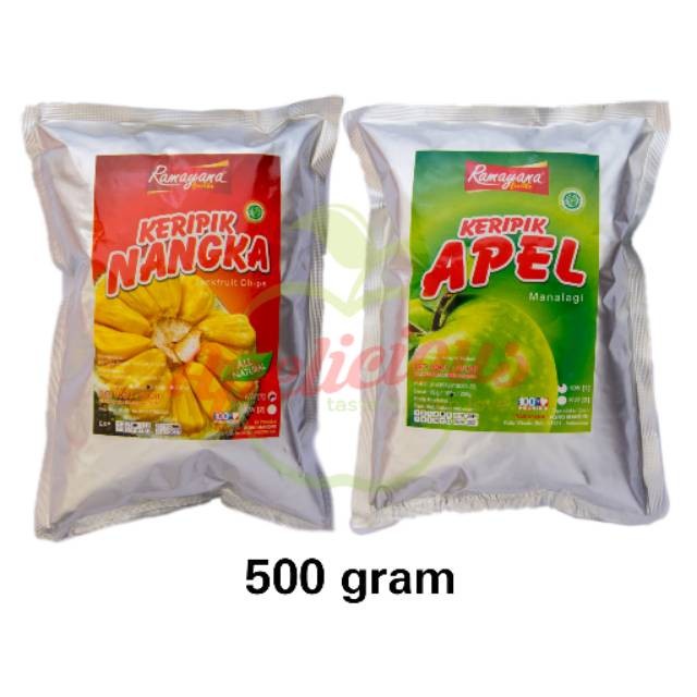 Jual Keripik Buah Nangka Apel Kripik Oleh Oleh Khas Malang 500 Gram