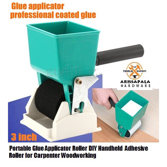 Portable Glue Applicator Roller DIY Handheld Adhesive Roller for Carpenter  Woodworking Glue Spreader Dispenser Coated Glue Roller Spreading Adhesives