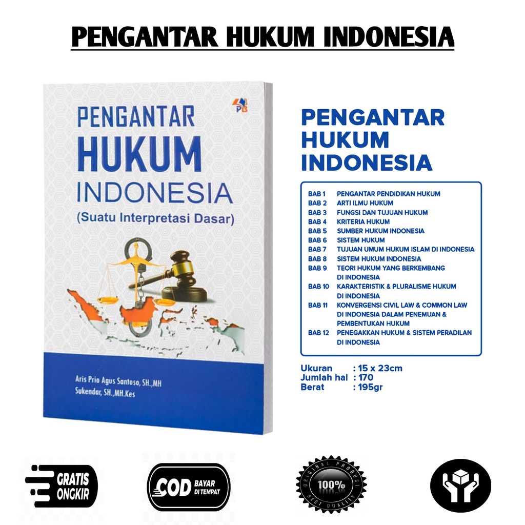 Jual BUKU HUKUM SEMESTER 1 PENGANTAR HUKUM PERDATA PENGANTAR HUKUM ...