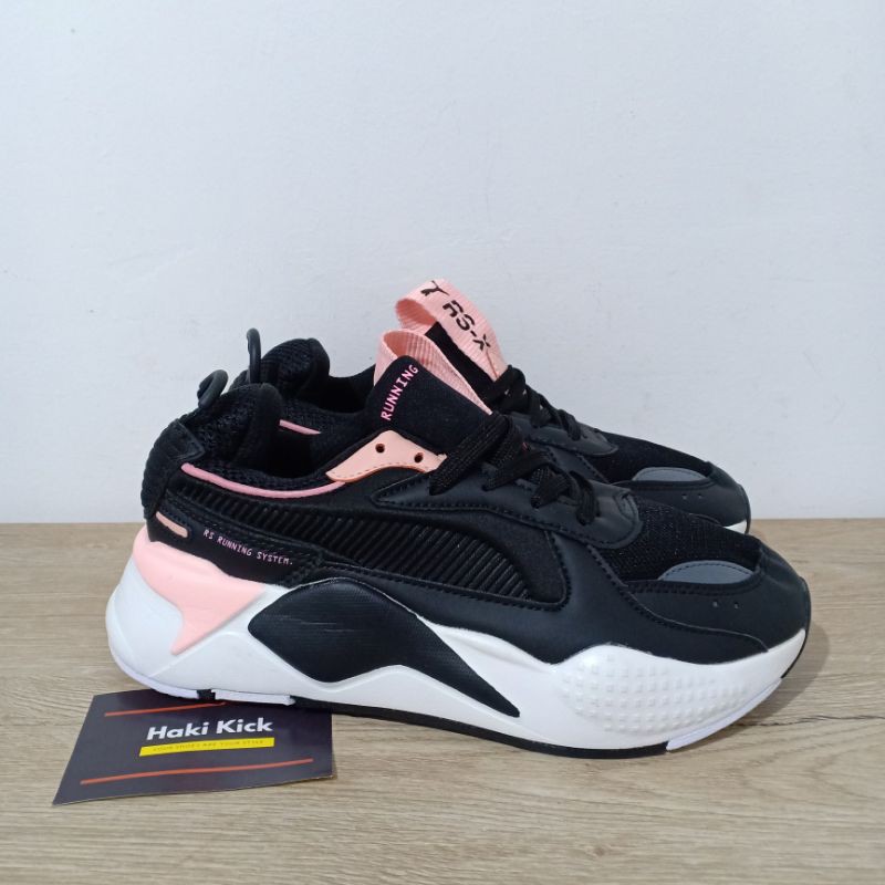 Puma rsx black and pink sale