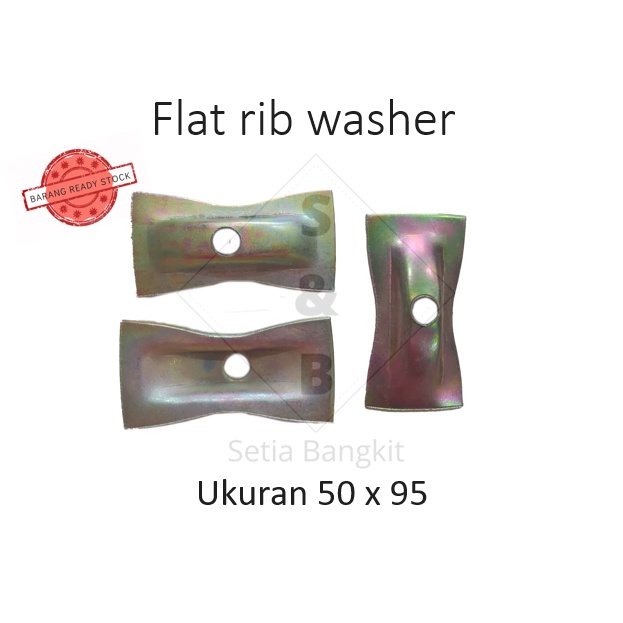 Jual Flat Rib Washer / Plat Washer / Plat rib washer 50 x 100 | Shopee ...