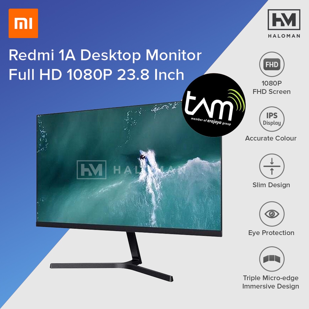 Jual Xiaomi Redmi 1A Desktop Monitor Full HD 1080P IPS 23.8 Inch ...