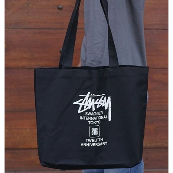 Jual STUSSY X Swagger Japan 12th Anniversary Totebag Shopee Indonesia
